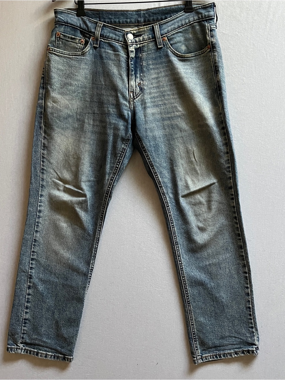 Levis 541 Athletic Fit Slim Straight Faded Blue Denim Jeans Mens 32